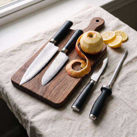4-Piece Micarta Gift Set – Hochodo, in use