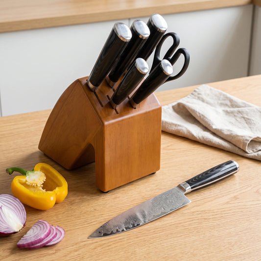 7-Piece Knife Block Set
– Hochodo, in use