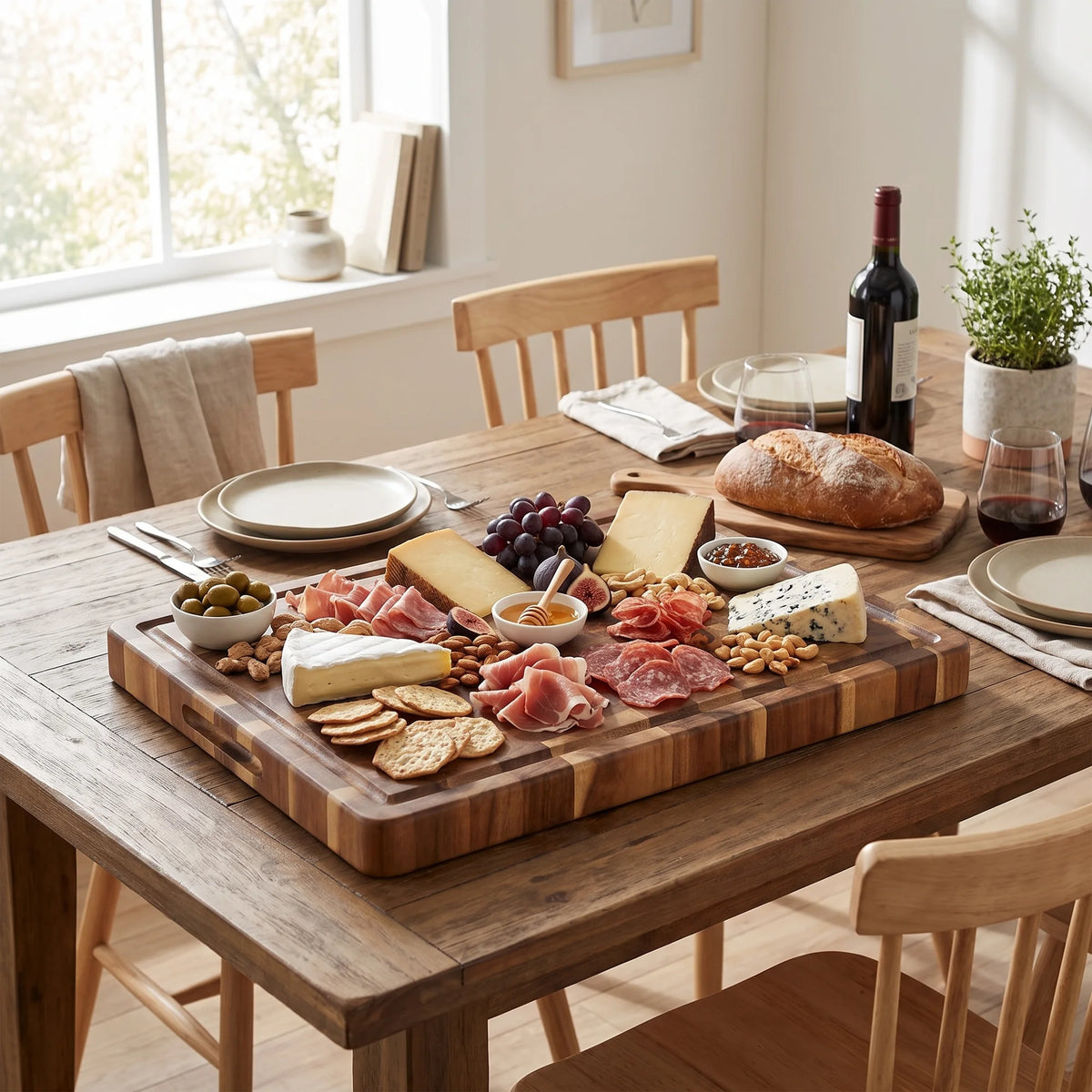 End-Grain Acacia Board – Hochodo, in the kitchen