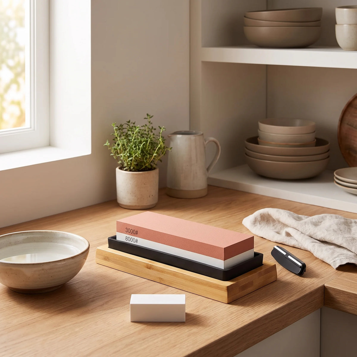 Finishing Whetstone 3000/8000 – Hochodo, in the kitchen