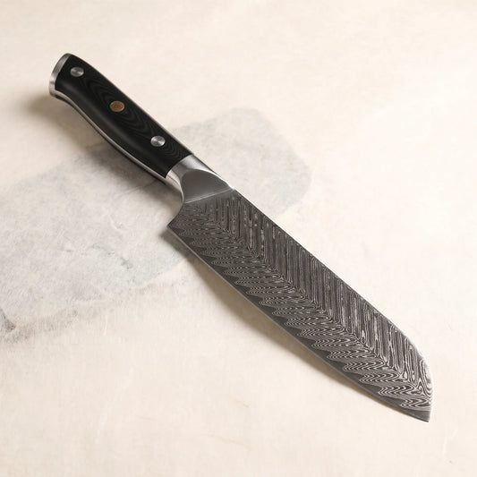 Damascus santoku knife