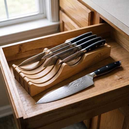 6-Piece In-Drawer Knife Set – Hochodo, in use