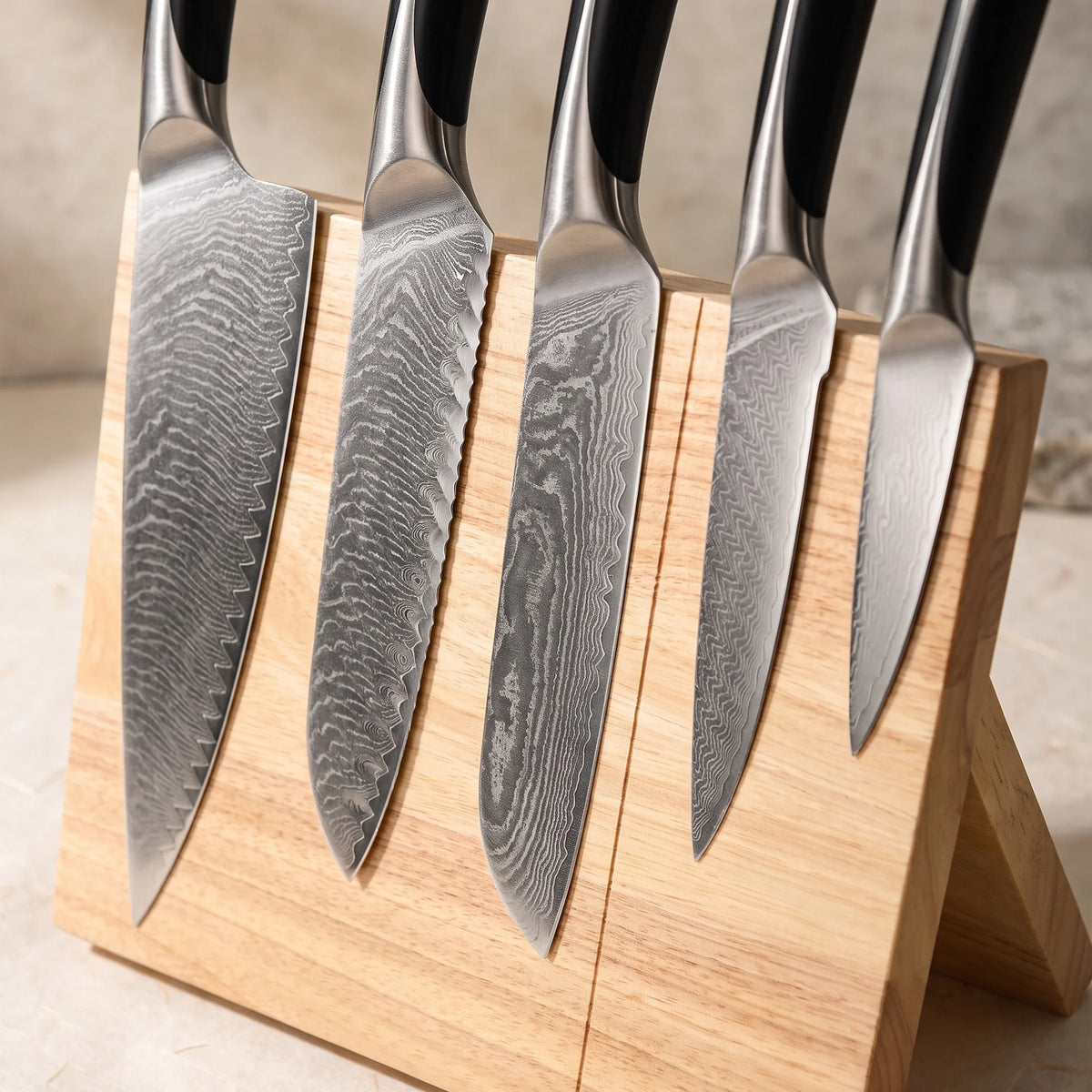 6-Piece Magnetic Stand Set – Hochodo, blade and material detail
