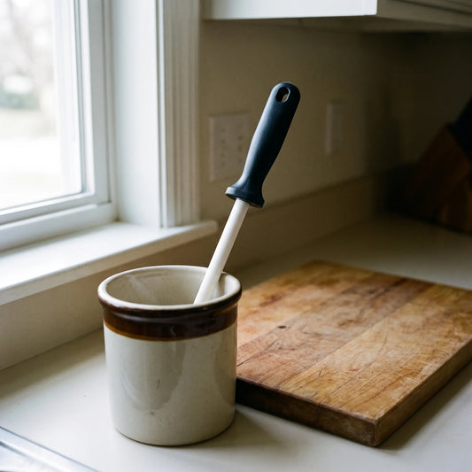 Ceramic Honing Rod – Hochodo, in use