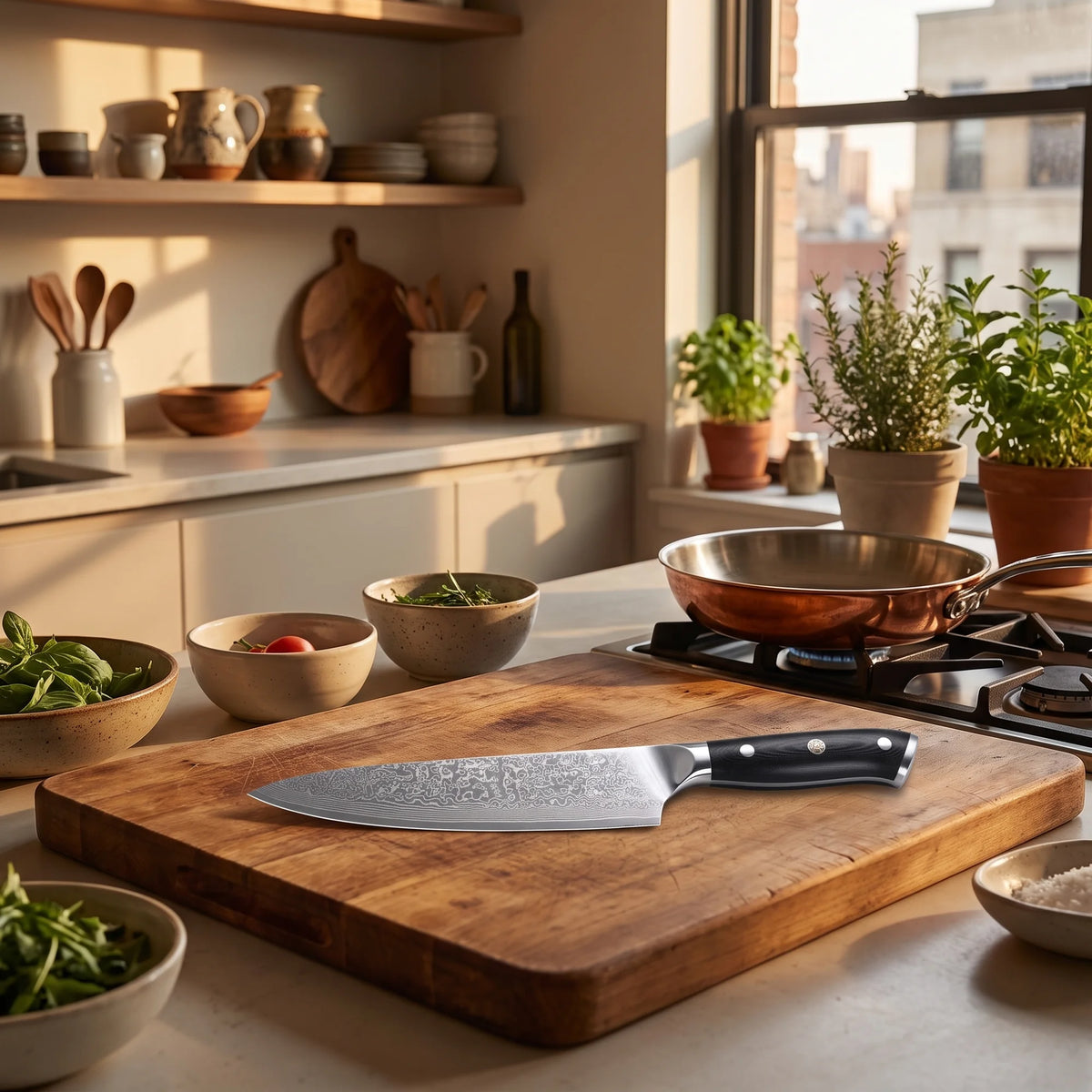 Compact Chef Knife 7.6" – Hochodo, in the kitchen