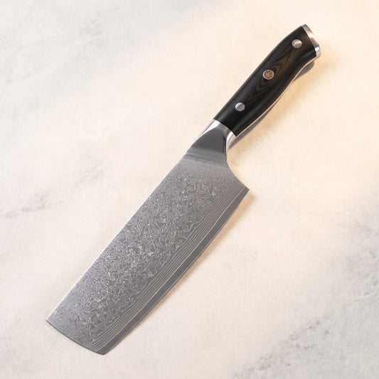 Damascus Cleaver 6.6" – Hochodo, main view