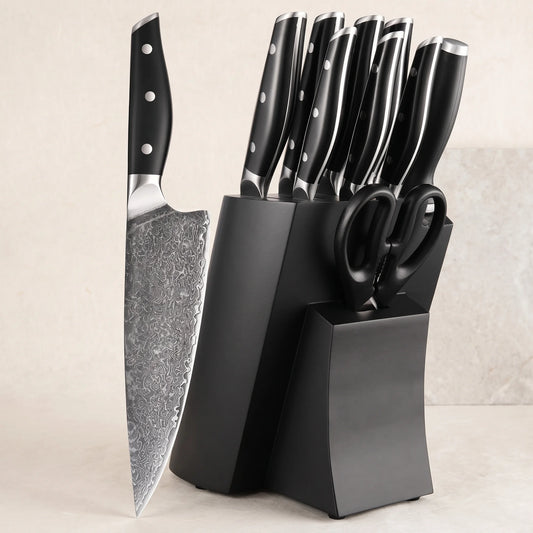 Knife Block Set, 7 Knives – Hochodo, main view