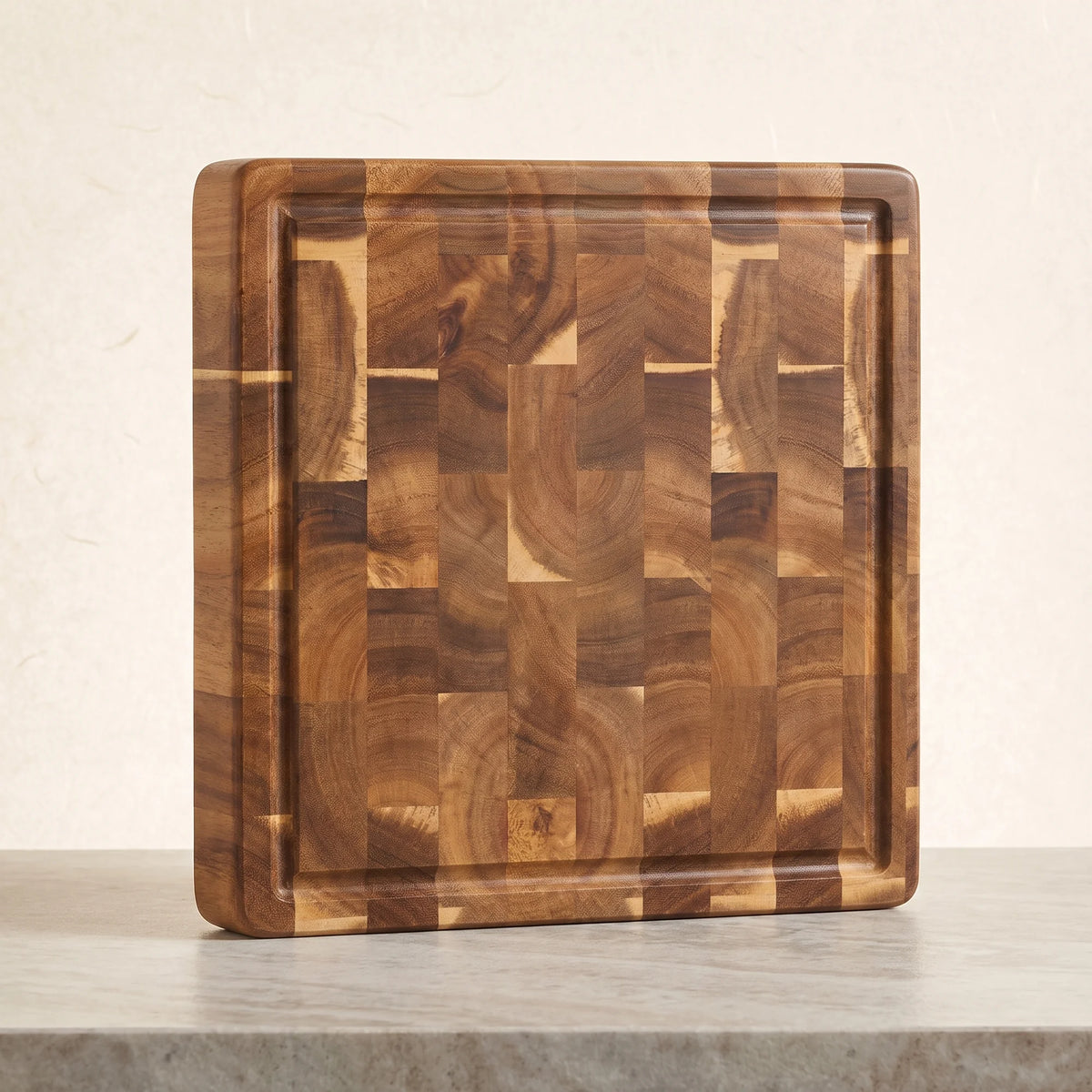 End-Grain Acacia Board – Hochodo, main view