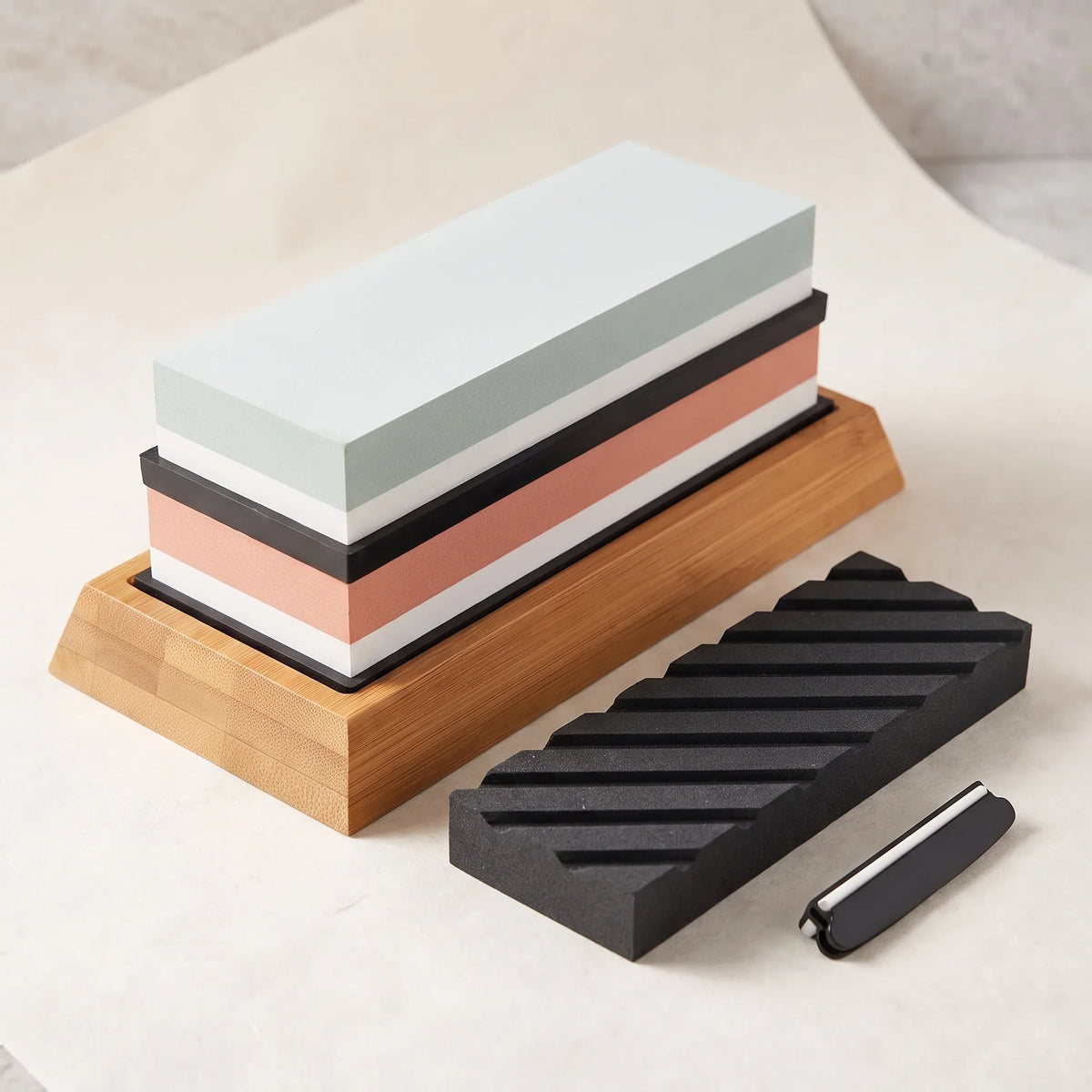 Whetstone Set, 4 Grits – Hochodo, three-quarter view